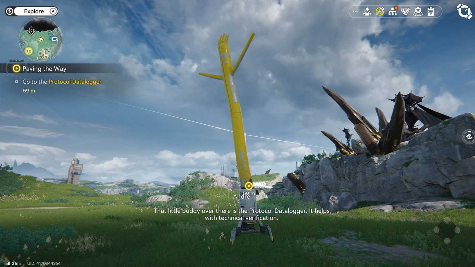 interact with protocol datalogger to get basic aic index in arknights endfield