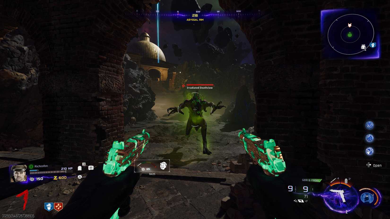 irradiated deathclaw