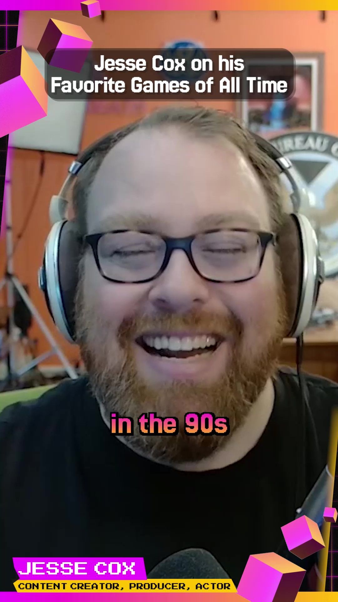 Jesse Cox's Favorite Video Games come from a very specific period in the 90s.