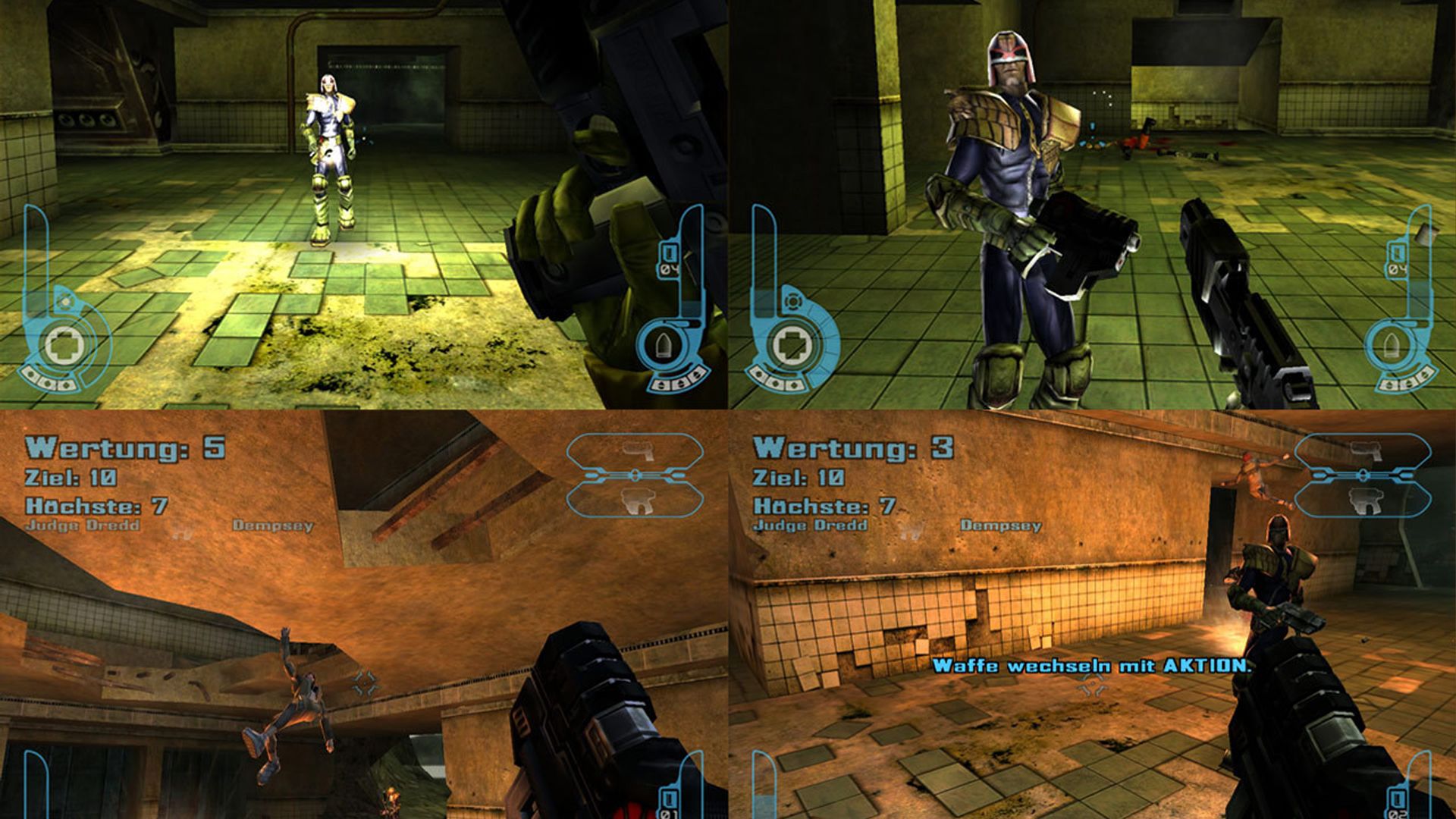 judge dredd dredd vs death fps game 4 player multiplayer