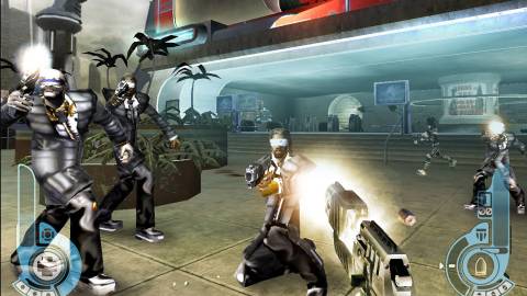 judge dredd dredd vs death fps game dredd aiming at enemies