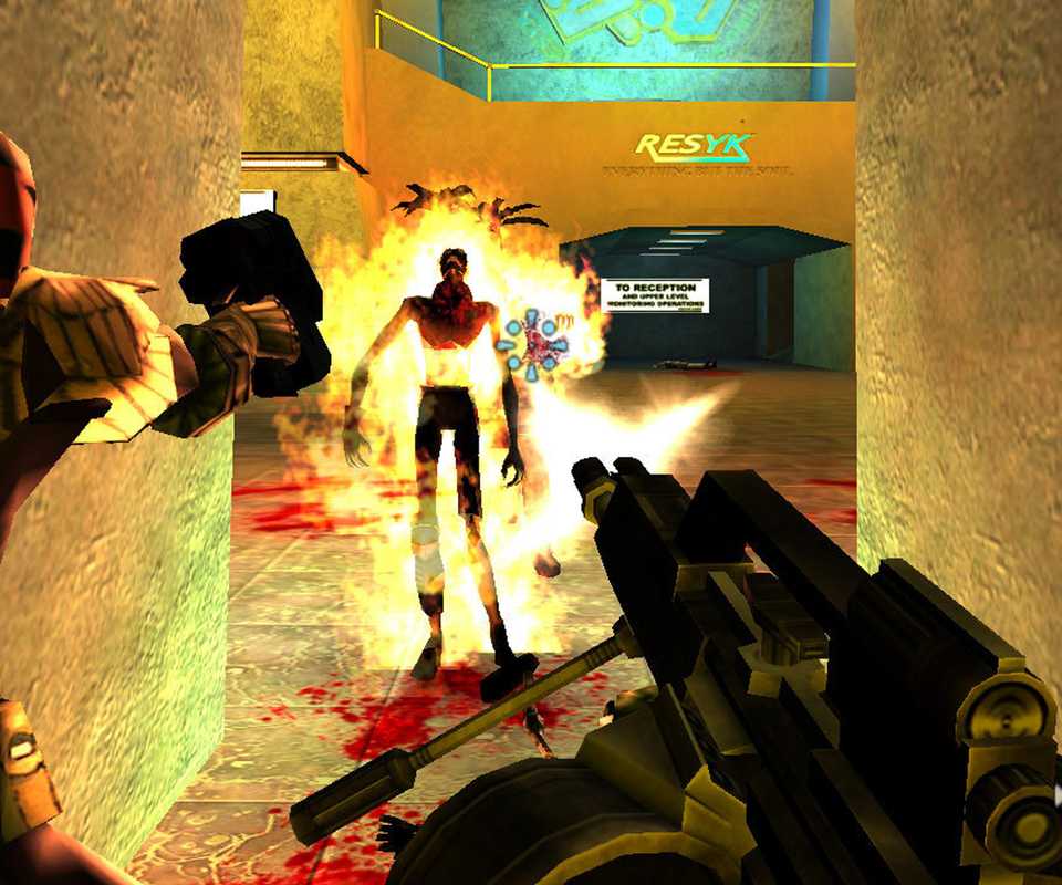 judge dredd dredd vs death fps game enemy on fire