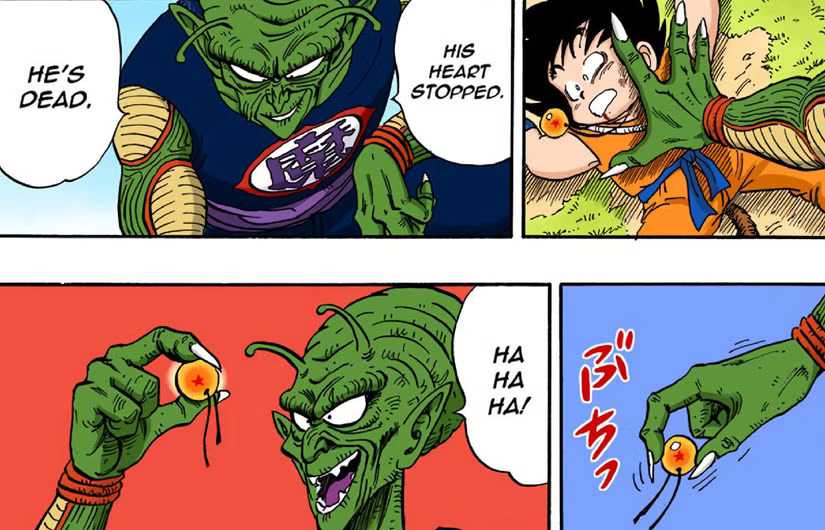 Raja Piccolo menghentikan jantung Goku, momen dramatis Arc Dragon Ball Terbaik