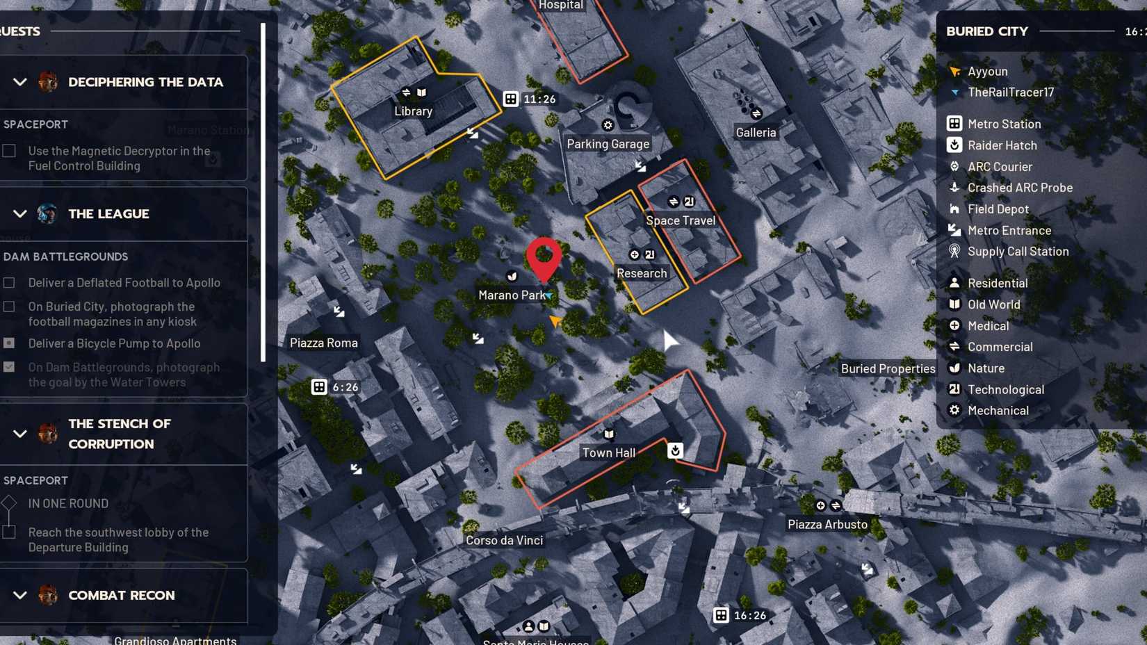 Kiosk Location Buried City The League ARC Raiders