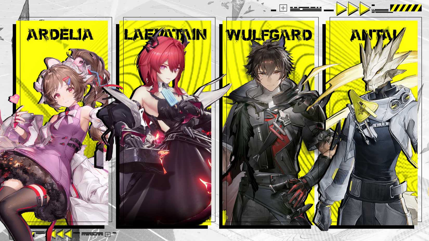 Laevatain-Wulfgard-Antal-and Ardelia Best Teams In Arknights Endfield