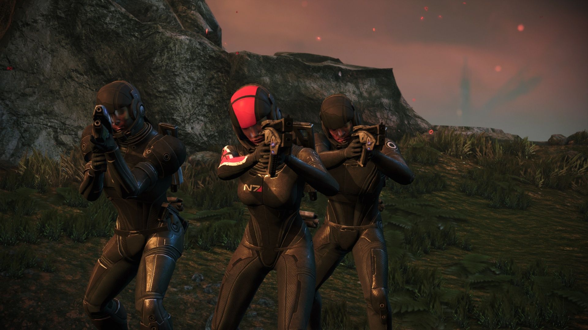 Memimpin tim dalam Mass Effect (2007)