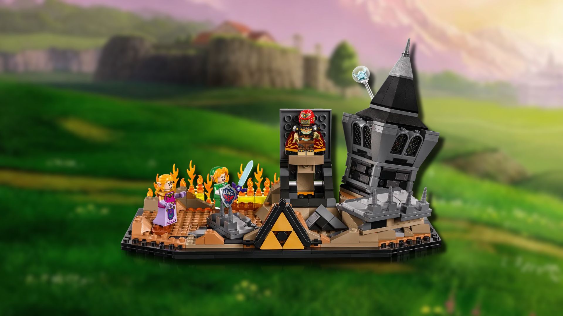 LEGO The Legend of Zelda Final Battle set from behind