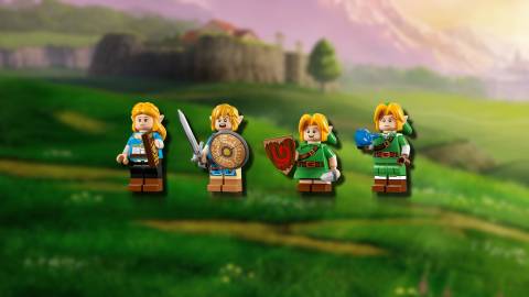 LEGO The Legend of Zelda Great Deku Tree 2-in-1 minifigures