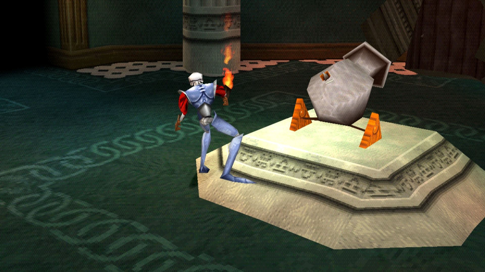 Lighting a canon in MediEvil 2 (2000)