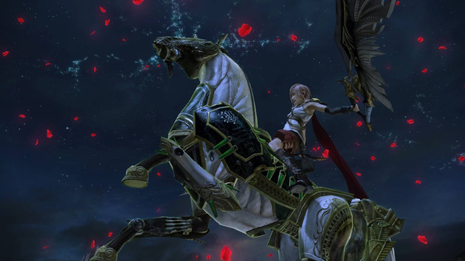 Lighting on a horse in Final Fantasy 13 (2010)