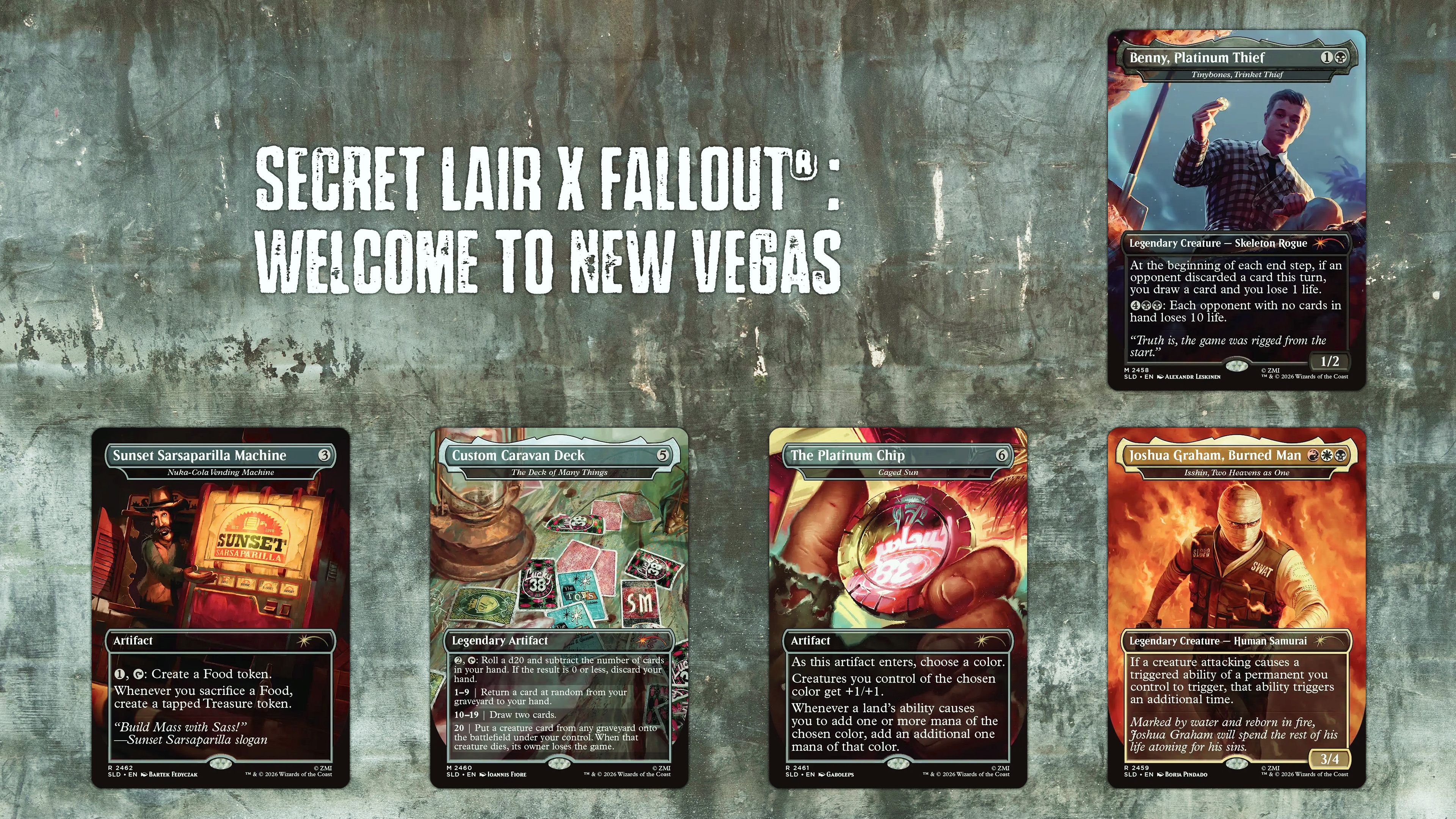 Fallout Is Getting 22 New Magic: The Gathering Cards