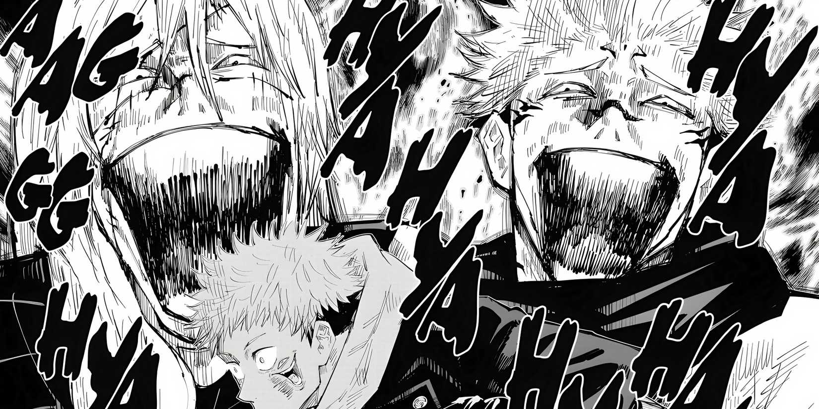 Mahito and sukuna laughing-1