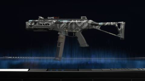 Mainframe Camo Preview on the Sturmwolf 45 - Black Ops 7