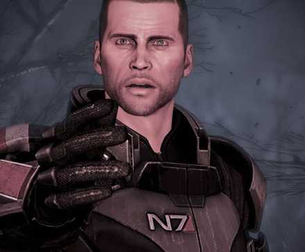 Male Shepard in Mass Effect 3 (2012)