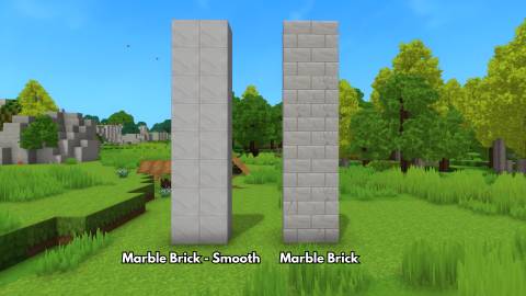 Marble Brick - Smooth vs Marble Brick in hytale