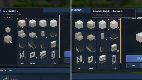 marble brick vs marble brick smooth in hytale