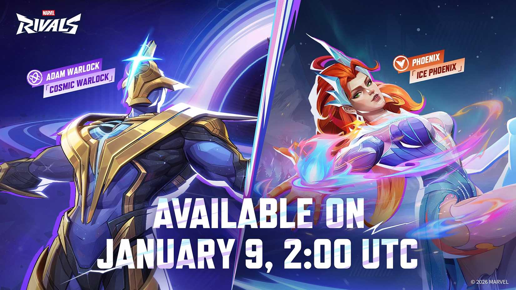 marvel rivals jan 8 cosmetics