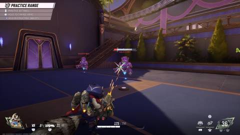 Marvel Rivals Practice Range Galacta Bot 2