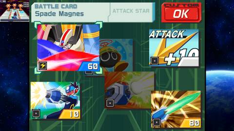 Mega Man Star Force Legacy Collection battle cards