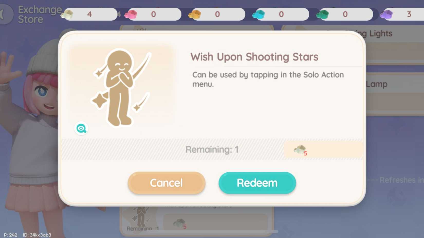 wish upon shooting stars emote heartopia