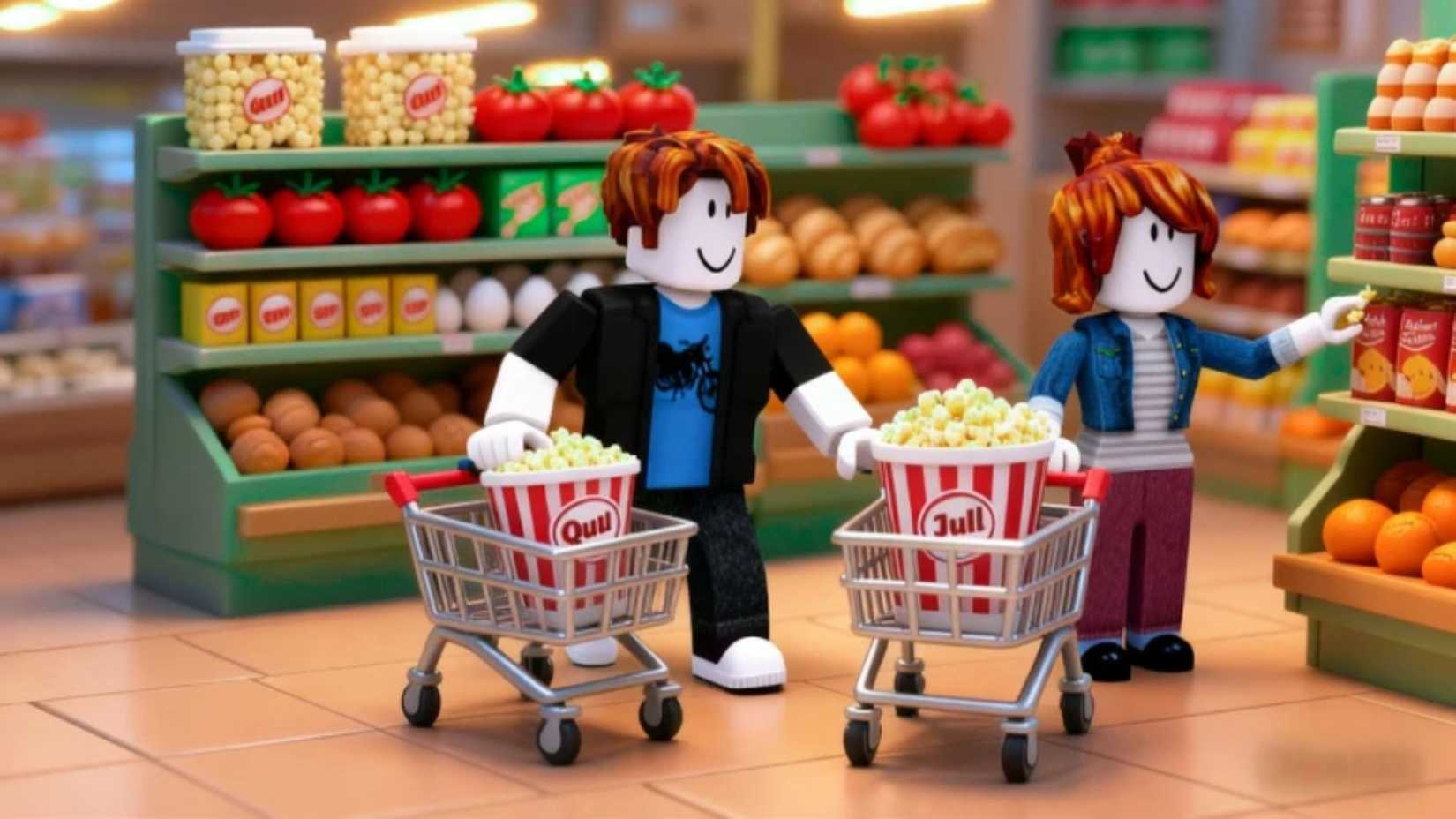 Mini Mart Together characters