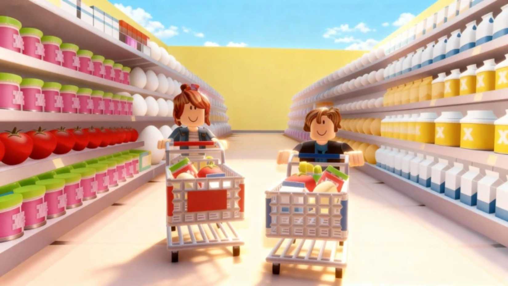 Mini Mart Together characters