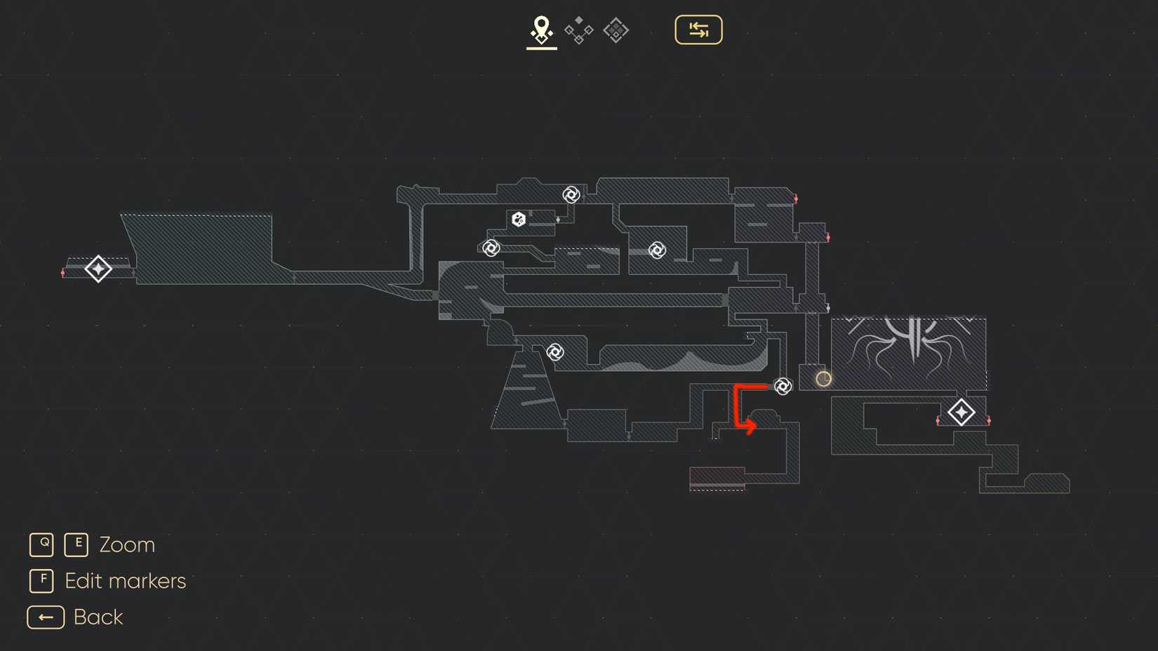 mio-memories-in-orbit-how-get-hairpin-ability-hook-skill-use-floating-green-crystal go to boss