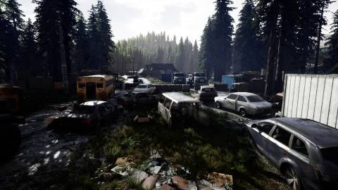 Mist Survival abandoned cars