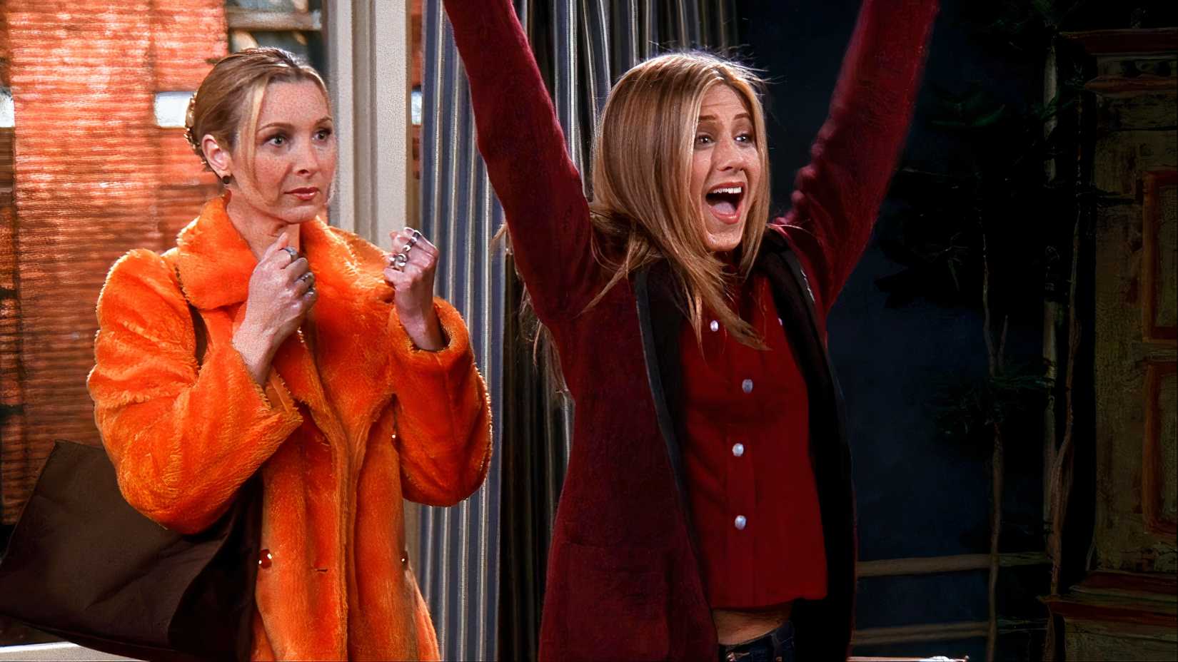 Phoebe and Rachel in Friends.