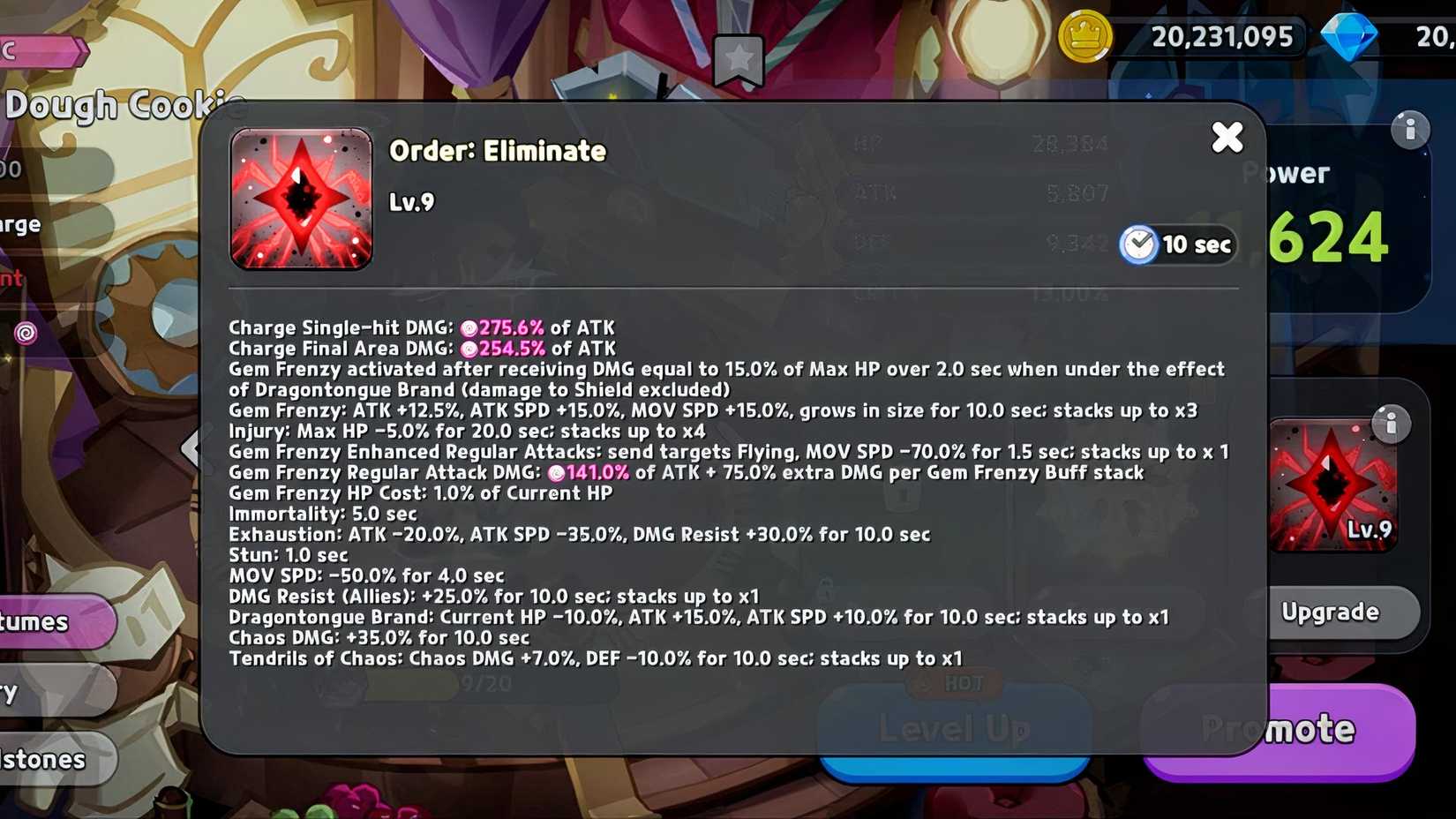 Described the skills of Mold Dough Cookie in Cookie Run Kingdom