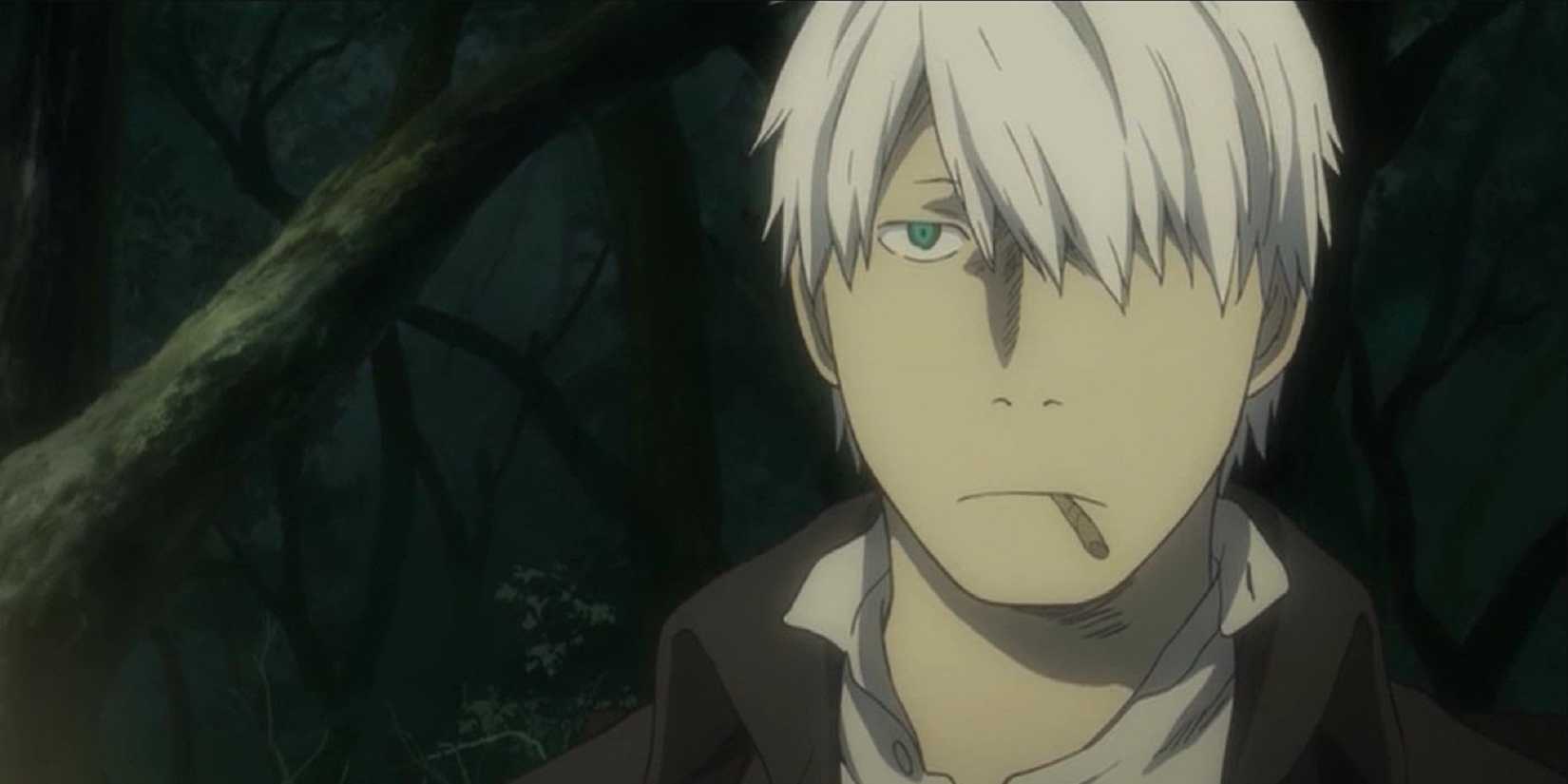 Ginko looks around.