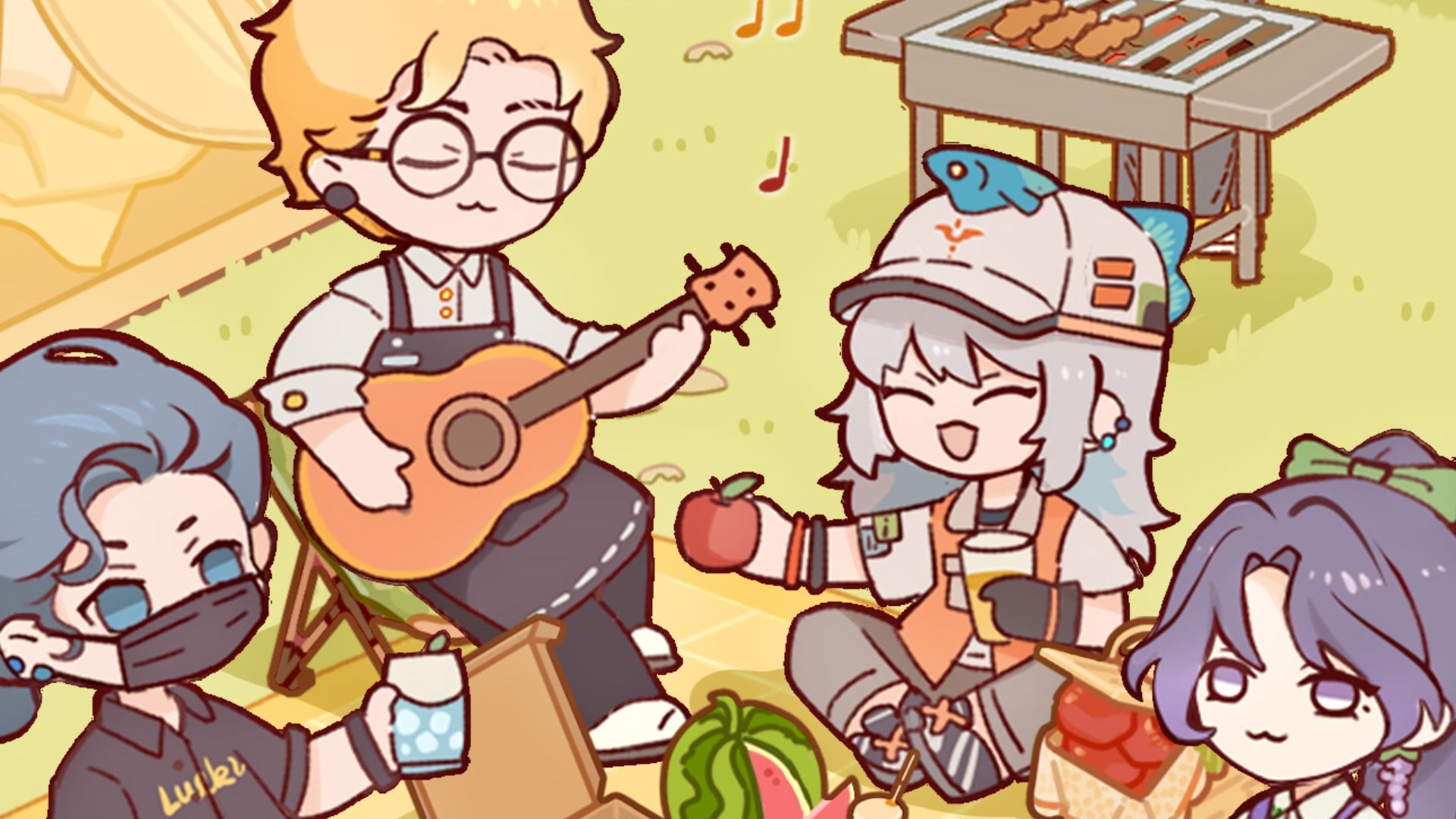 My Leisure Time characters