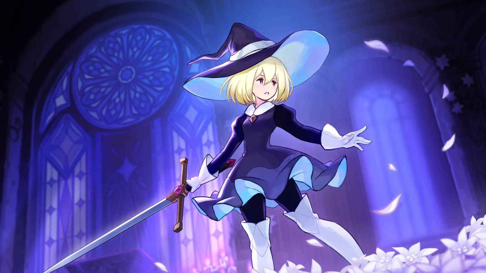 Protagonist of Never Grave in Key Art