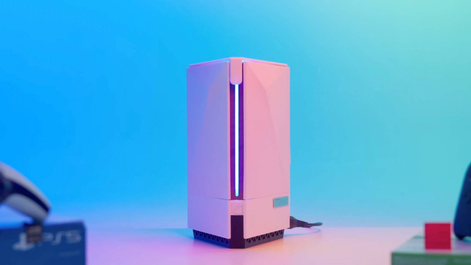 The custom-built Ningtendo PXBOX 5 hybrid console