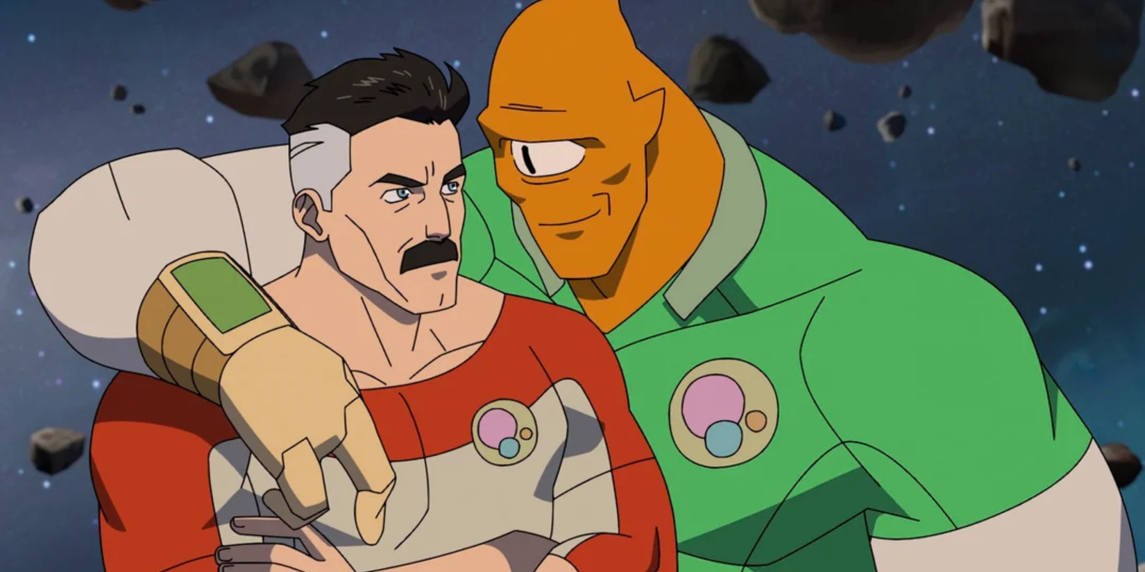 Nolan Grayson with Allen the Alien Invincible Season 4