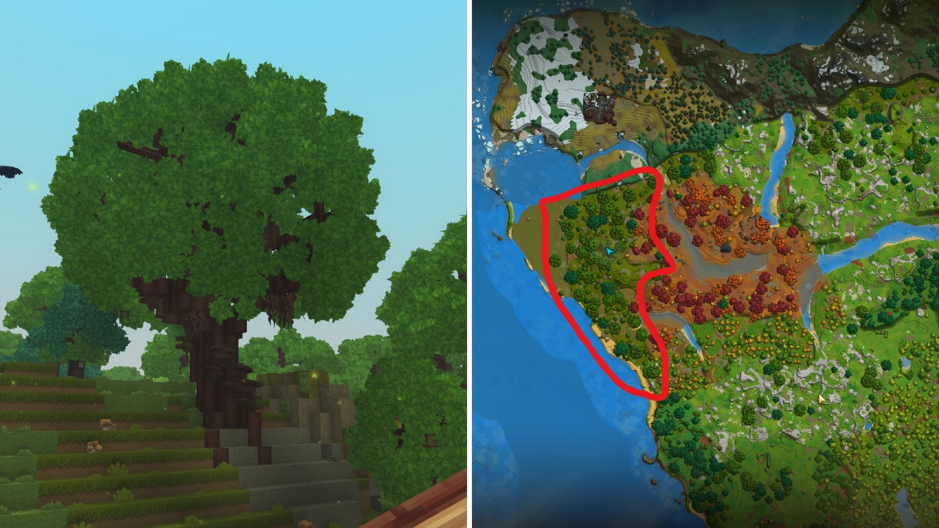 tronco de roble Hytale