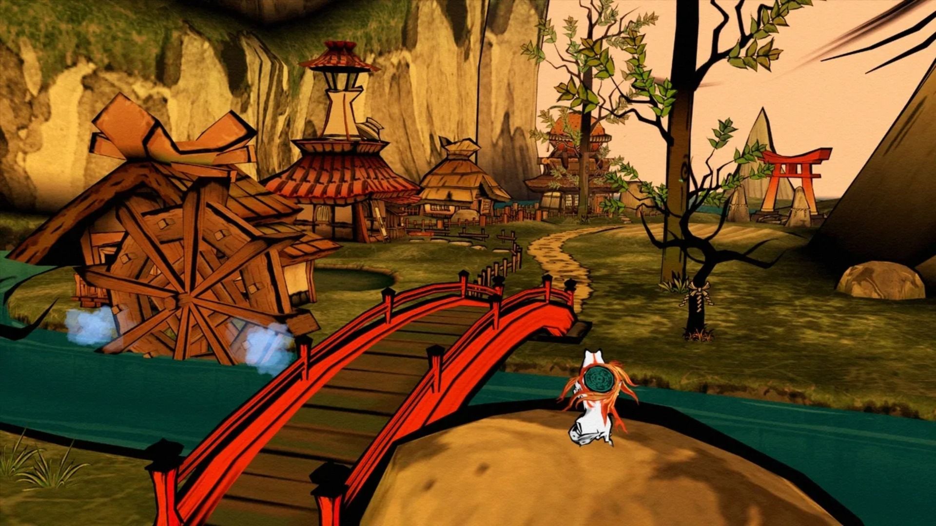 Okami Amaterasu In The Village (1)