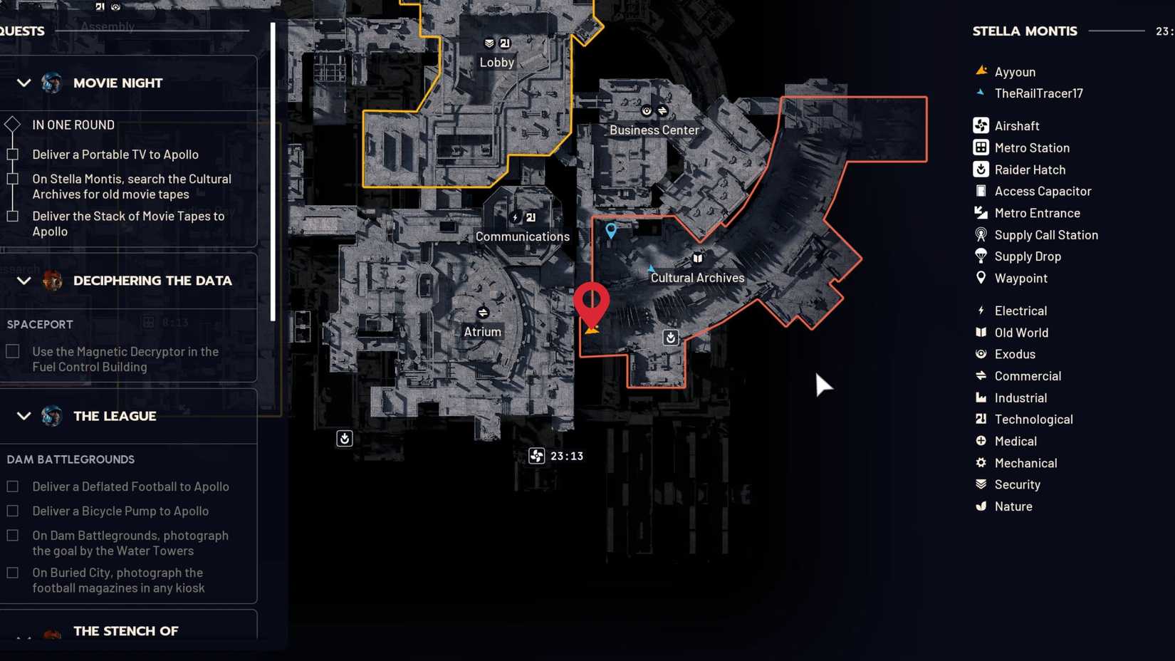 Old Movie Tapes Location Movie Night ARC Raiders