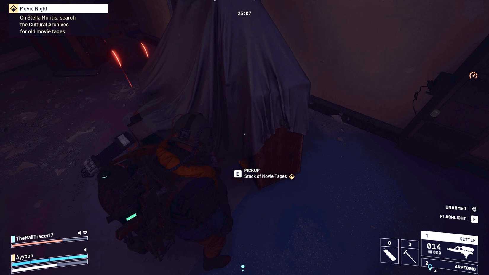 Old Movie Tapes Movie Night ARC Raiders