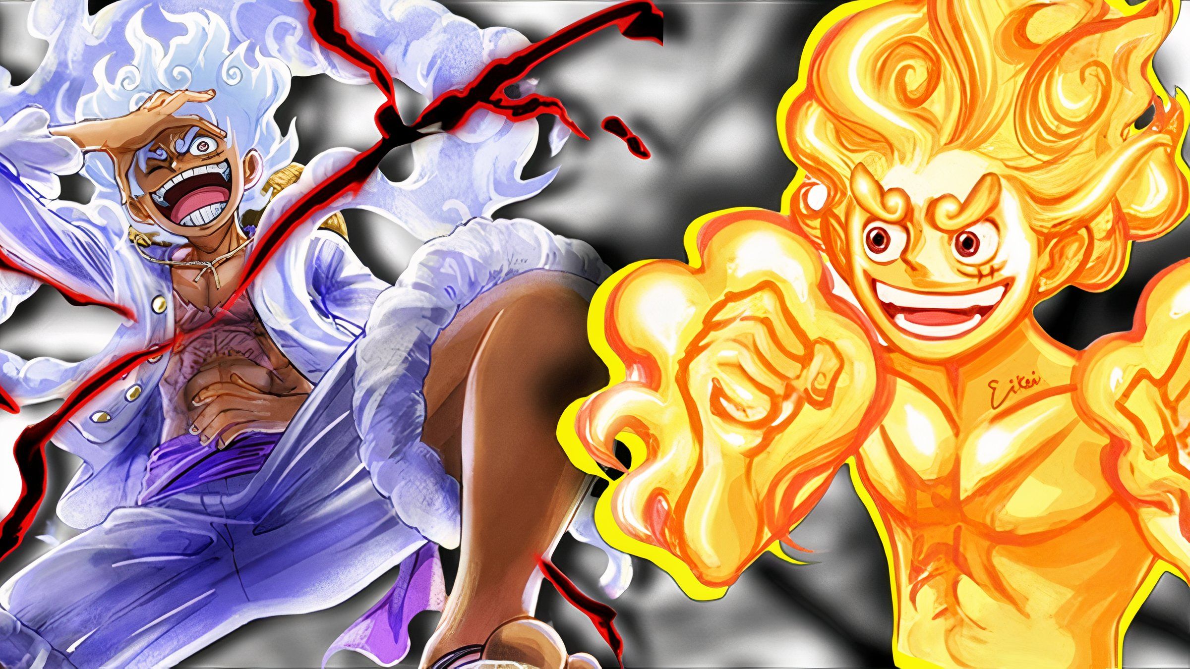 One Piece Luffy Gear 6 Transformation