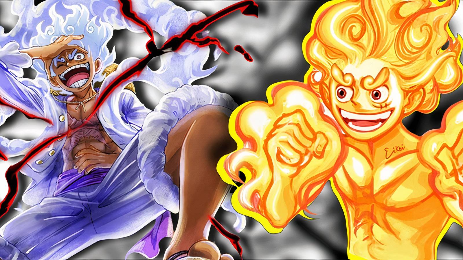 One Piece Luffy Gear 6 Transformation