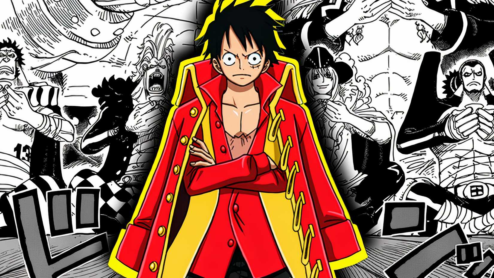 Luffy Rescue Arc Straw Hats And Grand Fleet one piece