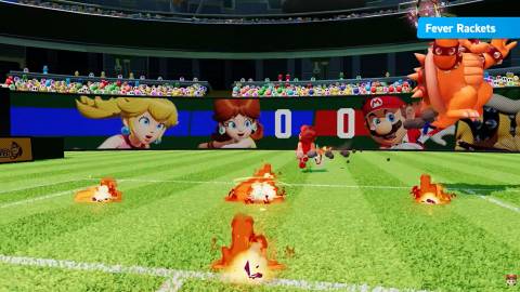 Mario Tennis Fever Reveals New Fever Rackets