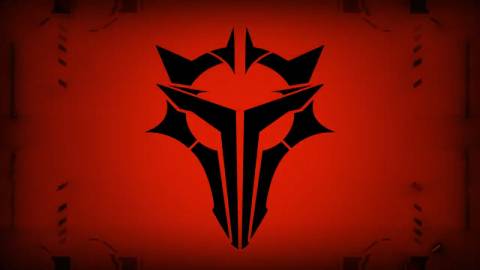 overwatch 2 reign of talon logo black and red