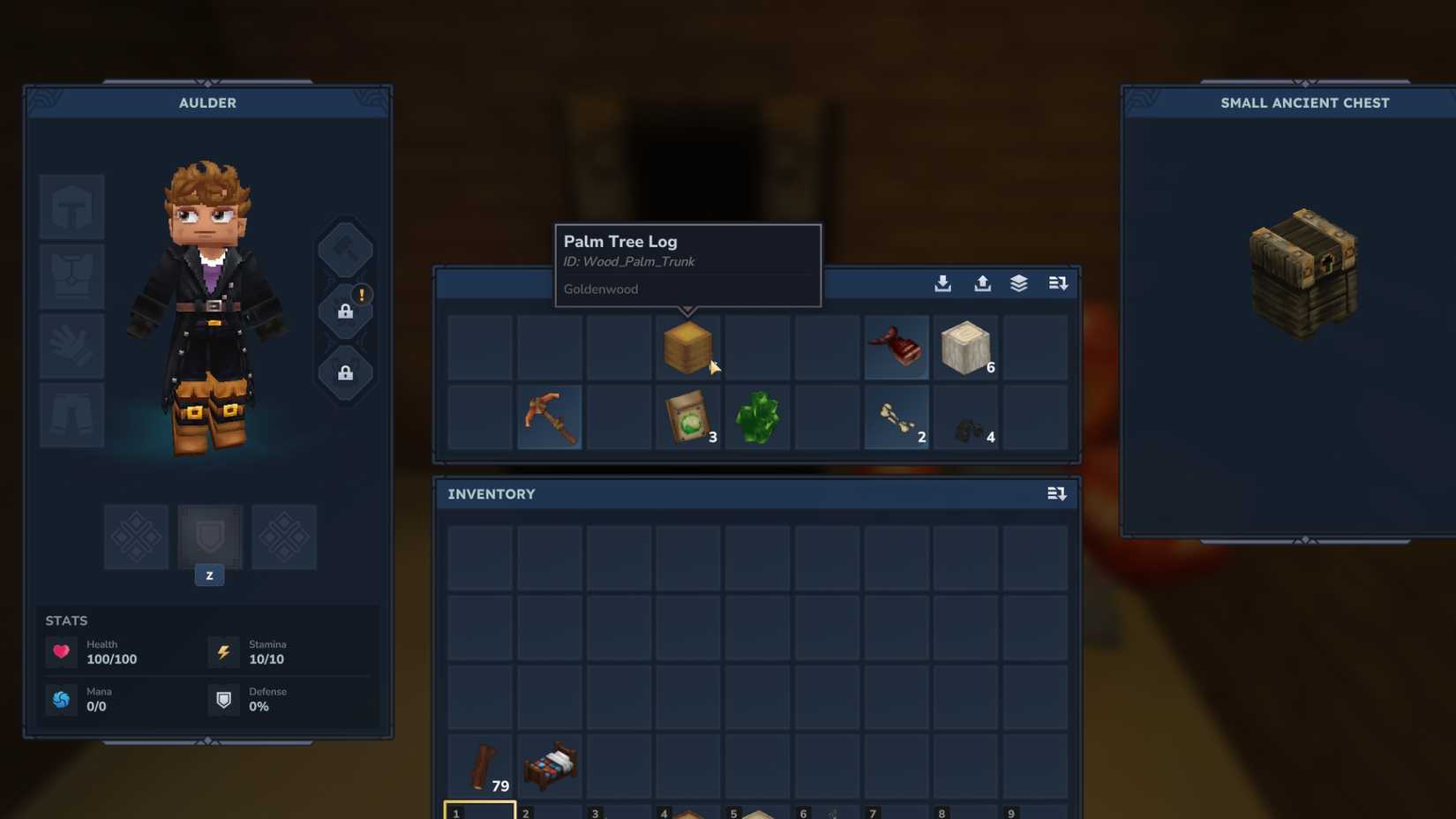 Бревно пальмы