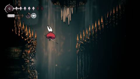 Parachuting in Hollow Knight Silksong (2025)