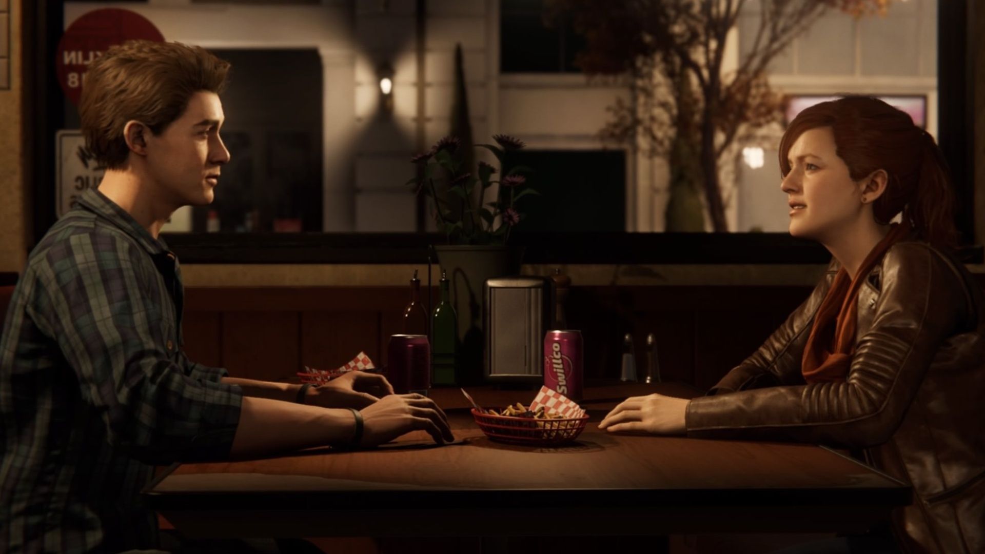 Peter talking to MJ in Marvel’s Spider-Man (2018)