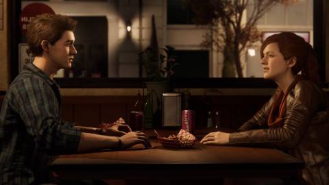 Peter talking to MJ in Marvel’s Spider-Man (2018)