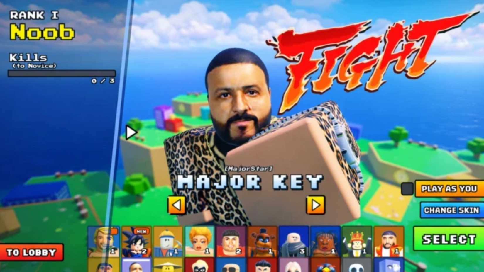 Player Select - characters