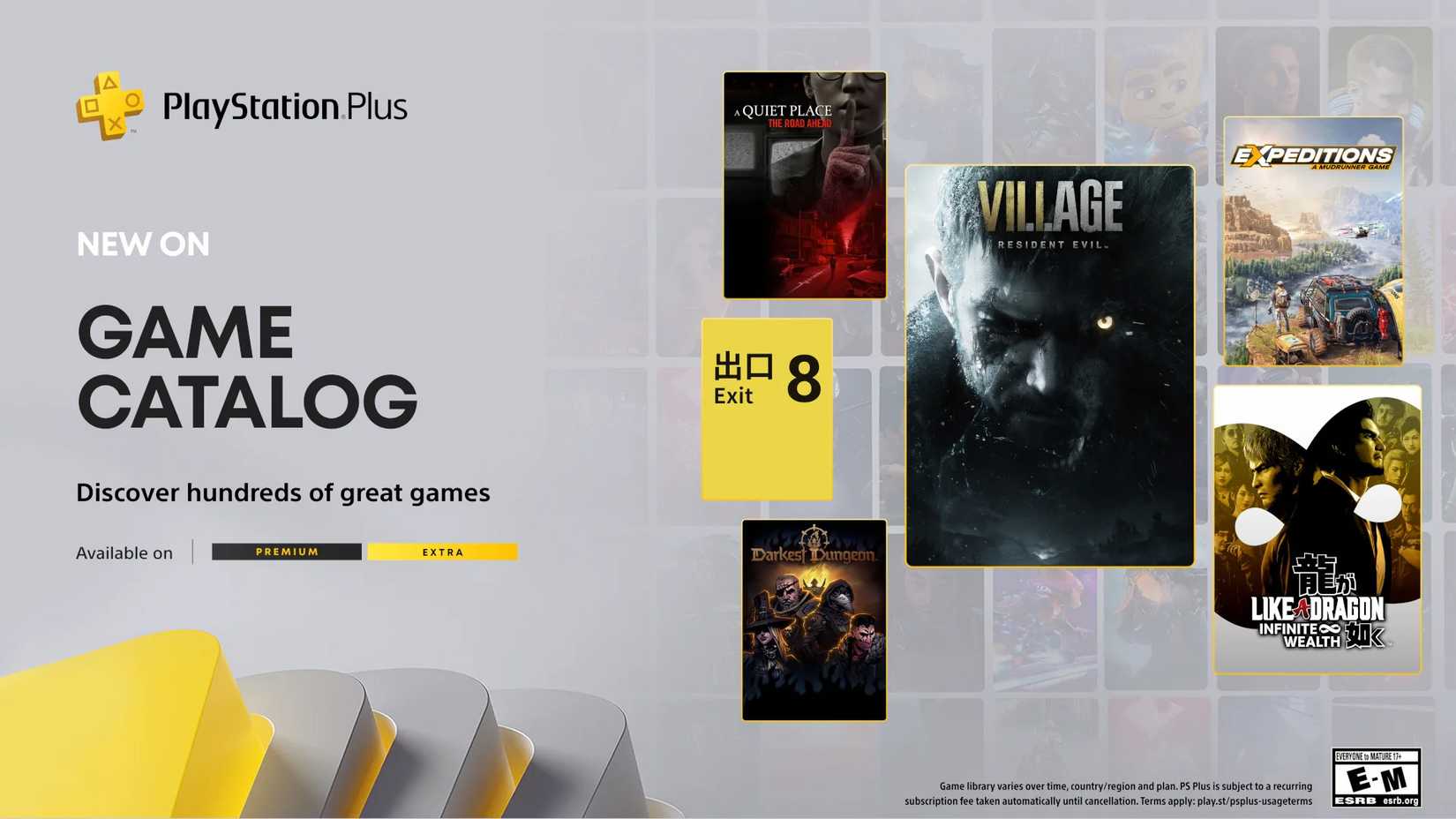 PlayStation Plus January 2026 catalog update new games overview official graphic